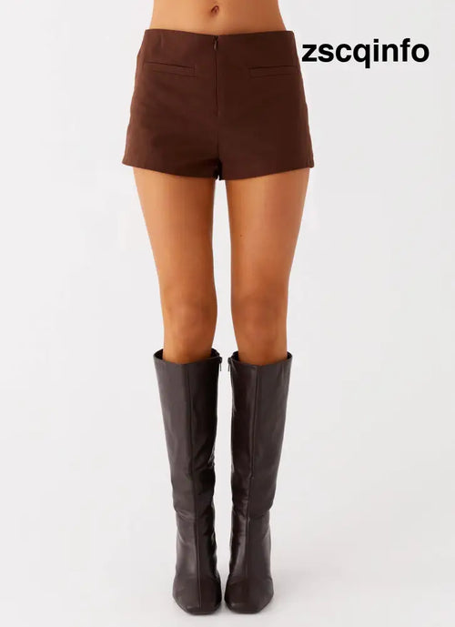 Nia Micro Short - Chocolate
