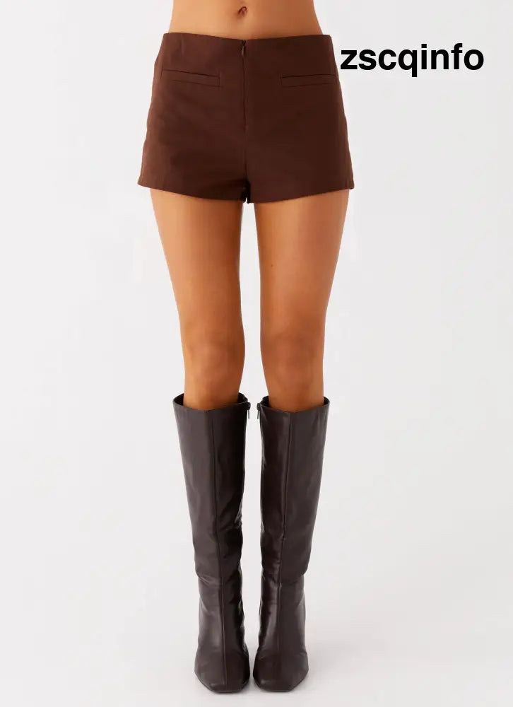 Nia Micro Short - Chocolate