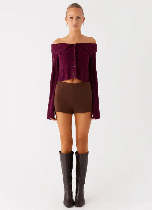 Nia Micro Short - Chocolate