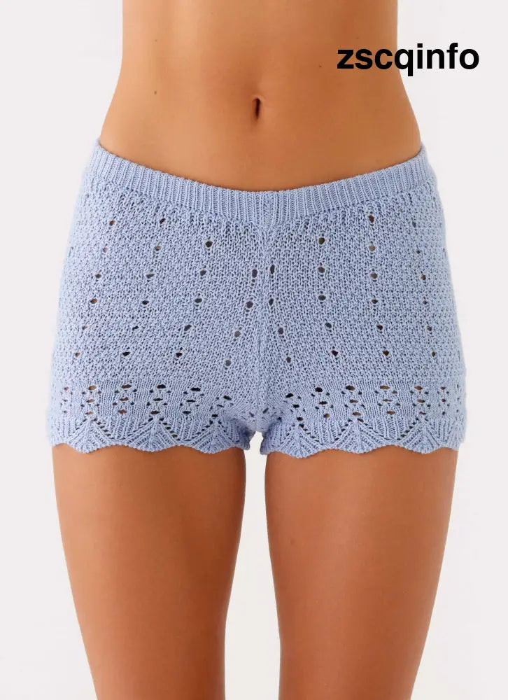 Oakley Low Rise Mini Shorts - Blue