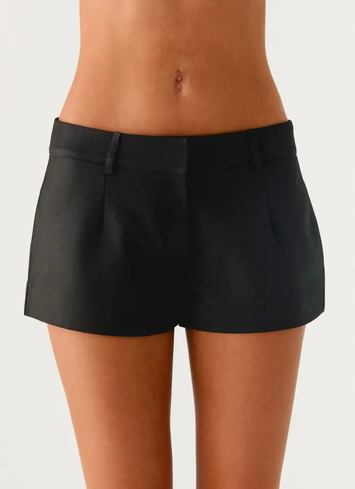 Oslo Mini Shorts - Black
