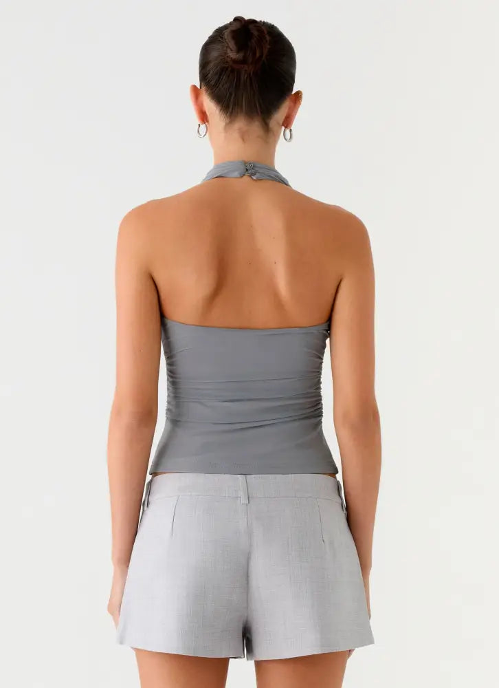 Oslo Mini Shorts - Grey