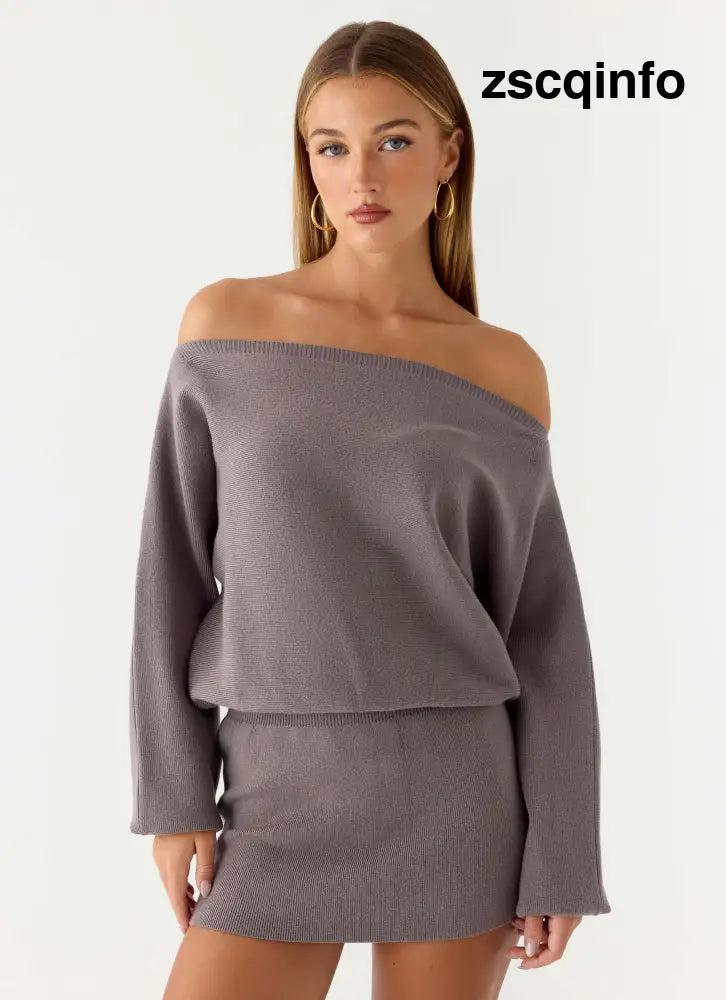 Ravyn Mini Dress - Grey