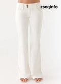 Robbie Super Low Denim Jeans - White