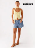 Roland Denim Shorts - Blue
