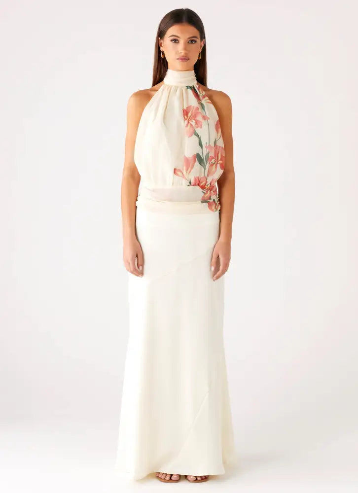 Romelia Halter Top - Siena Floral