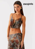 Rosewood Cowl Top - Vintage Blossom
